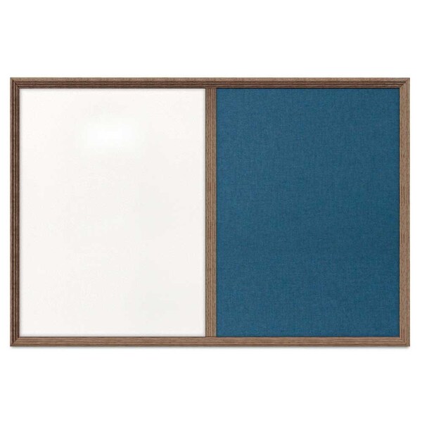 Enclosed Corkboard, 1 Door, 24"x36", 4" Fra